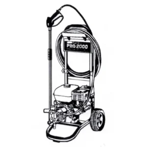 COLEMAN POWERMATE Pressure Washer PW0832005 - Model Identification Image